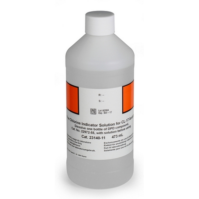 CL17 Free Chlorine Indicator Solution, 473 mL
