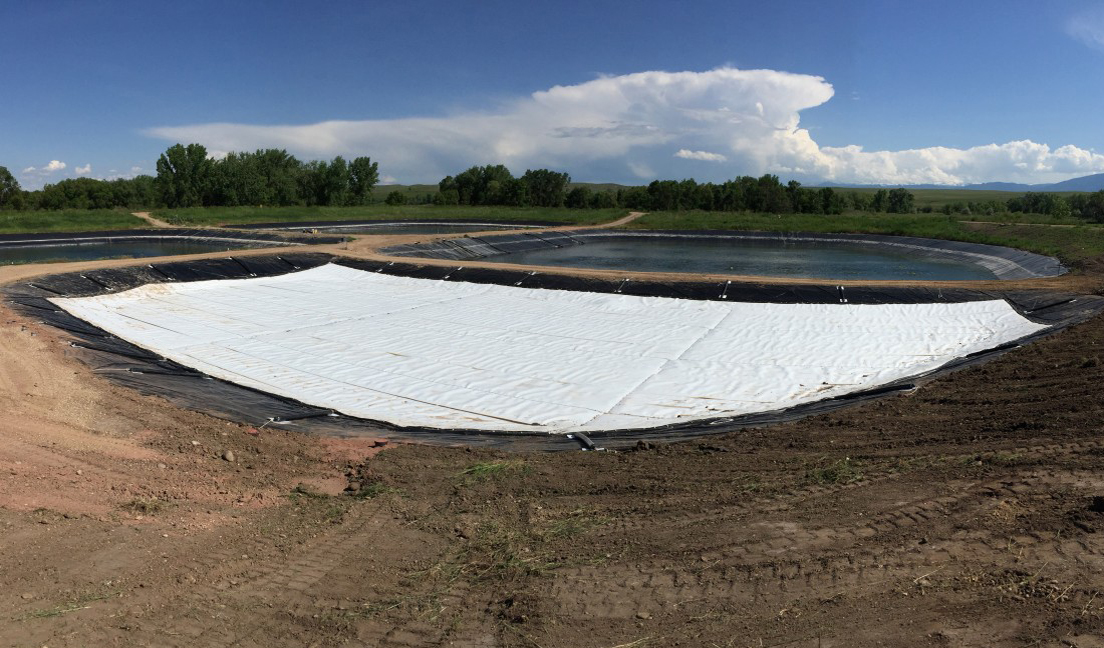 Modular cover helps town expand anaerobic sewer lagoon